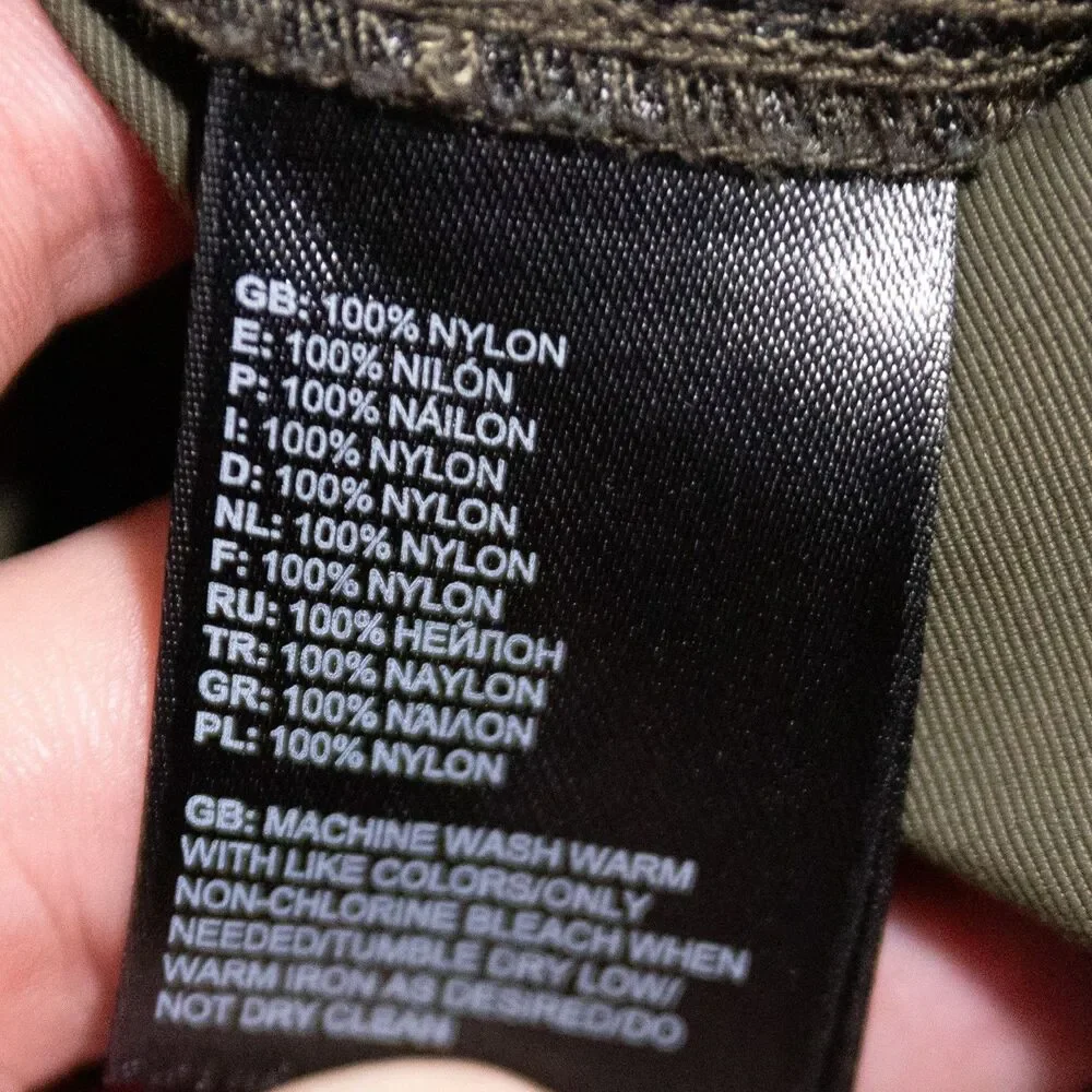 The North Face Paramount II Green Nylon Belted Cargo Shorts Men's 34 Outdoors